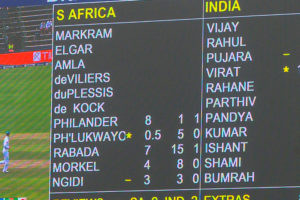 Official Proteas Supporters' Club Proteas fan scoreboard